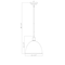Z-Lite Sawyer 1 Light Pendant, Brushed Nickel 4500P12-BN - alternate 3